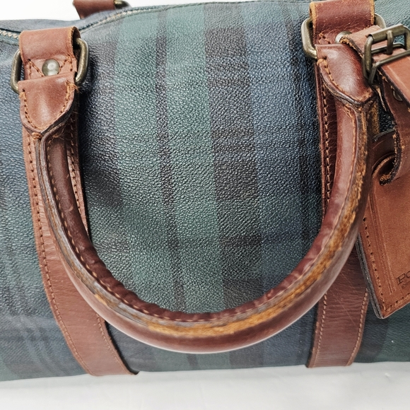 Polo Ralph Lauren Vintage Boston Top Handle Blackwatch Unisex Bag+ Strap - Picture 5 of 16